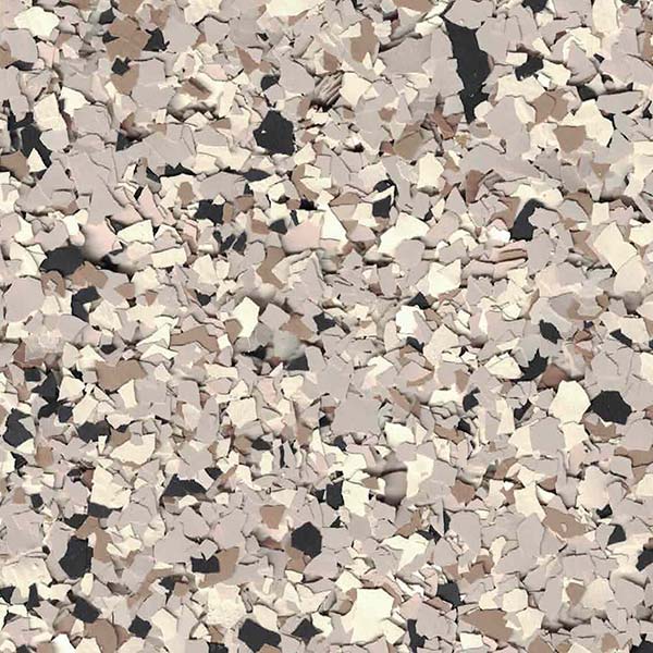 Driftwood color concrete coated