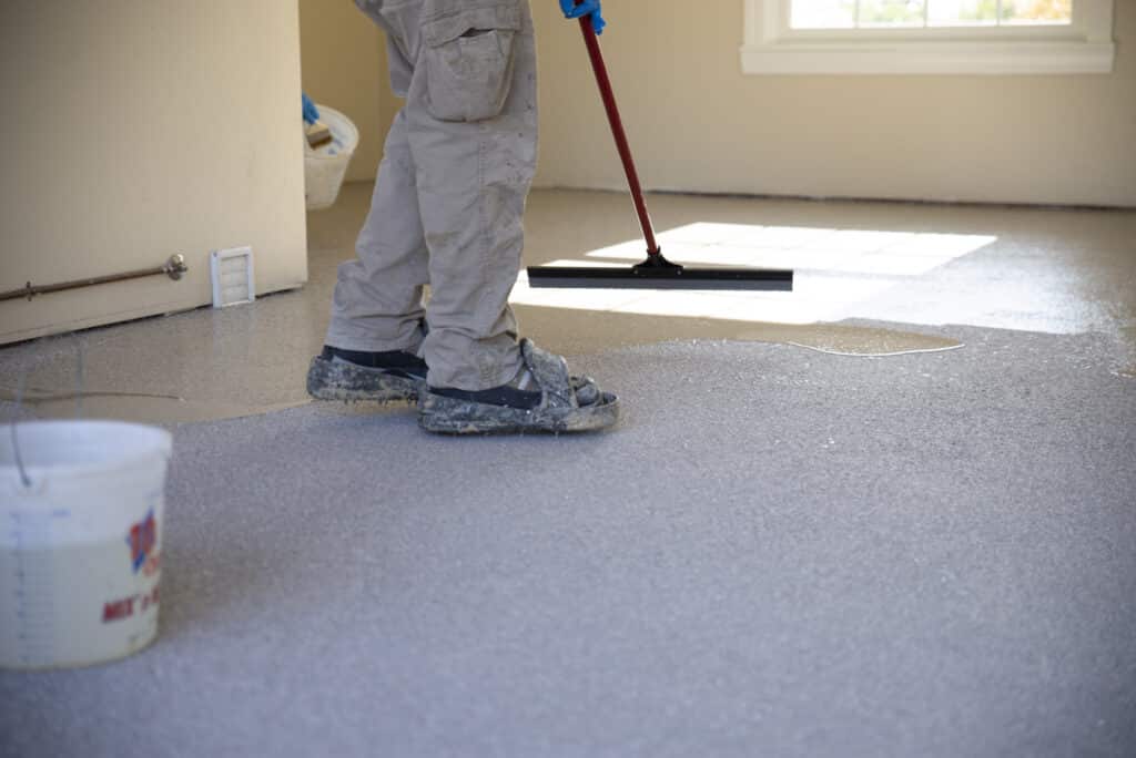 Floor coating preparation